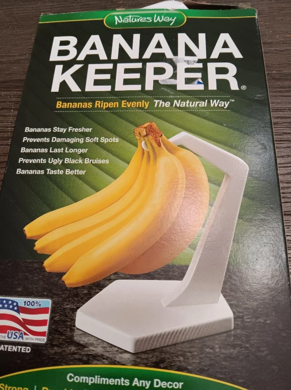 Nature's Way Banana Keeper - White Banana Hanger